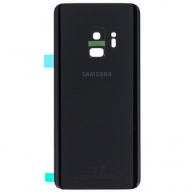 Samsung G960F Galaxy S9 bakside svart (Midnight Black) (brukt grade A, original)
