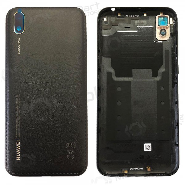 Huawei Y5 2019 bakside (svart) (Midnight Black) (brukt grade B, original) Huawei Y5 2019 bakside (svart) (Midnight Black) (brukt grade B, original)