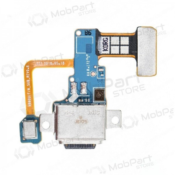 Samsung N960F Galaxy Note 9 ladekontakt og mikrofon med flex Samsung N960F Galaxy Note 9 ladekontakt og mikrofon med flex