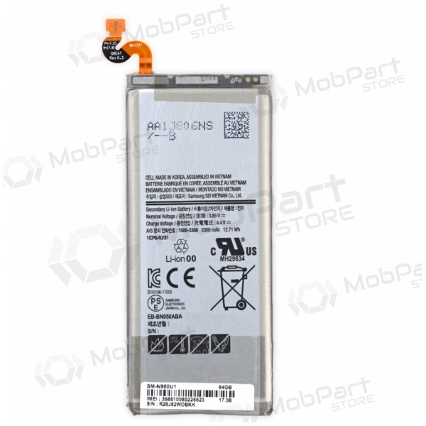 Samsung N950F Galaxy Note 8 batteri / akkumulator (BBN950ABE) (3300mAh)