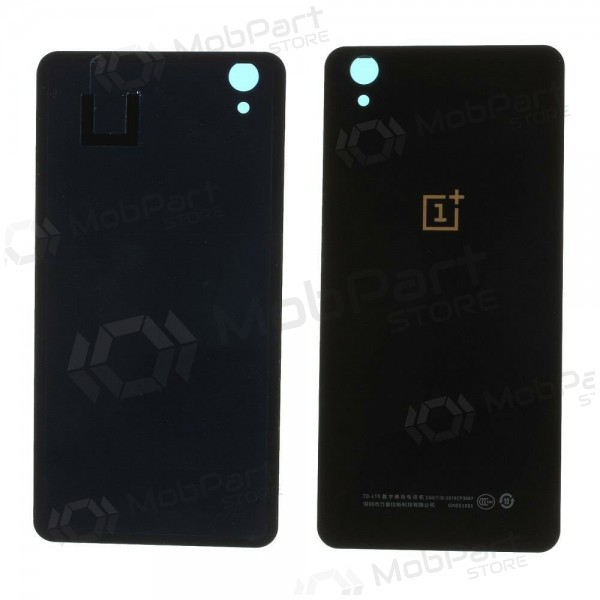 OnePlus X bakside (svart) (brukt grade B, original)