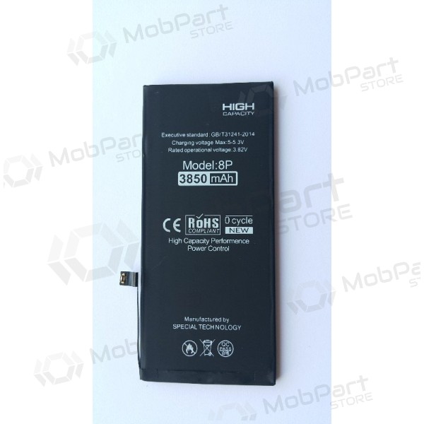Apple iPhone 8 Plus batteri / akkumulator (forstørret kapasitet) (2990mAh) Apple iPhone 8 Plus batteri / akkumulator (forstørret kapasitet) (2990mAh)