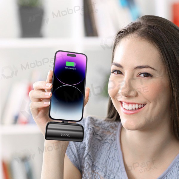 Powerbank Power Bank Hoco J106 Lightning 5000mAh hvitt
