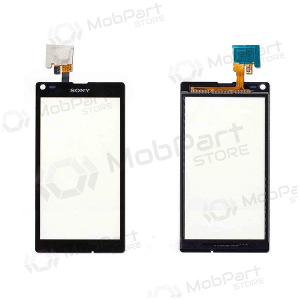 Sony Xperia L C2104 S36 / Xperia L C2105 S36h berøringssensitivt glass (svart)