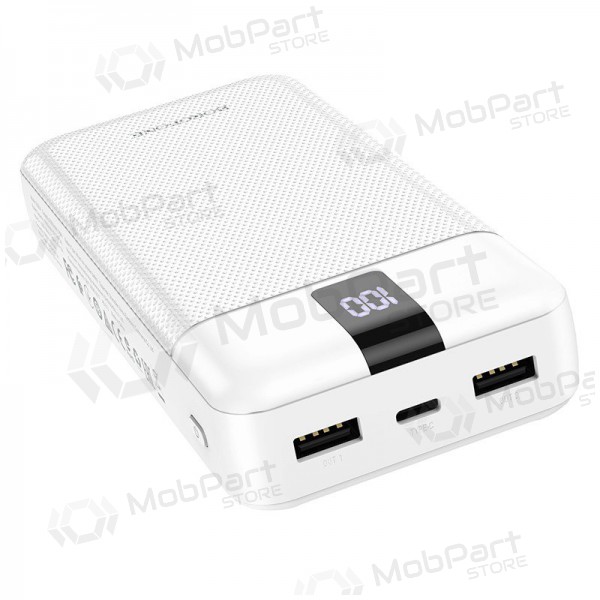 Powerbank Power Bank Borofone BJ20A 5 Output 3 Input 20000mAh hvitt Powerbank Power Bank Borofone BJ20A 5 Output 3 Input 20000mAh hvitt
