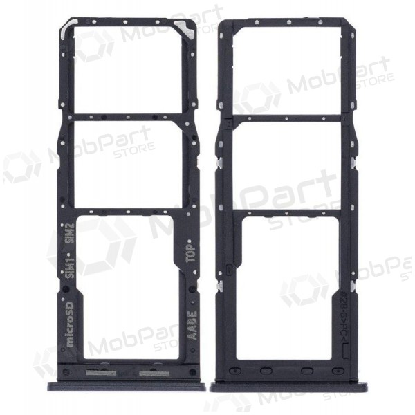 Samsung Galaxy A125 A12 / A127 A12S SIM kortholder (svart) (service pack) (original) Samsung Galaxy A125 A12 / A127 A12S SIM kortholder (svart) (service pack) (original)