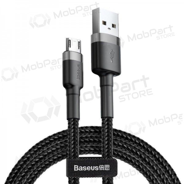 USB kabel Baseus Cafule Type-C 2.0m 2.0A (grå-svart) CATKLF-CG1