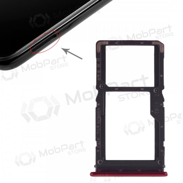 Xiaomi Redmi Note 7 SIM kortholder (rød)