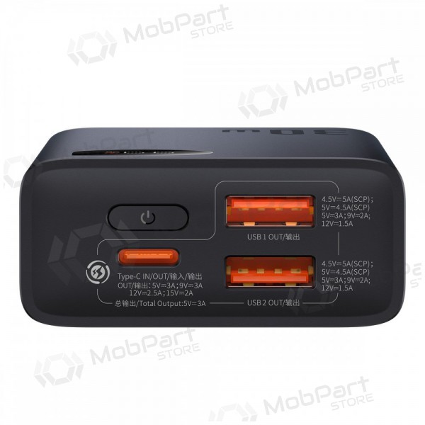 Powerbank Power Bank Baseus Adaman2 30W 10000mAh svart PPAD040101 Powerbank Power Bank Baseus Adaman2 30W 10000mAh svart PPAD040101