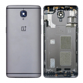 OnePlus 3 / 3T bakside grå (Gunmetal) (brukt grade C, original)