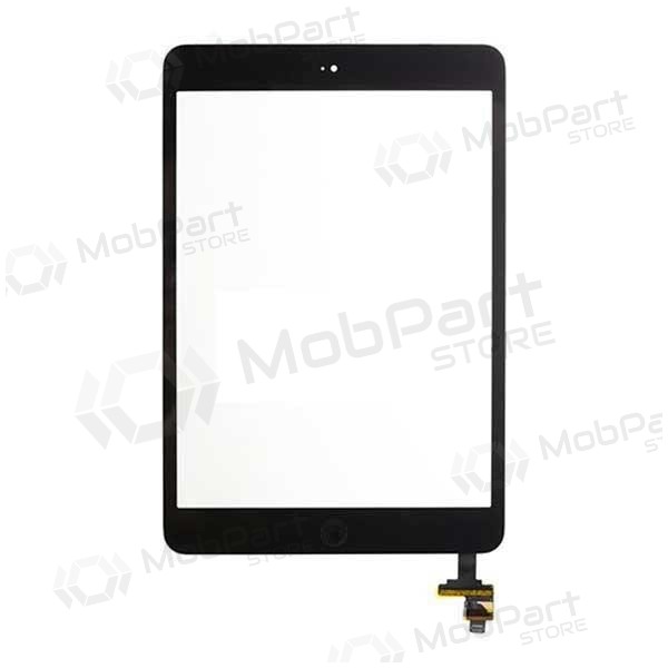 Apple iPad mini / iPad mini 2 berøringssensitivt glass (su Home mygtuku og laikikliais, og IC) (svart) Apple iPad mini / iPad mini 2 berøringssensitivt glass (su Home mygtuku og laikikliais, og IC) (svart)