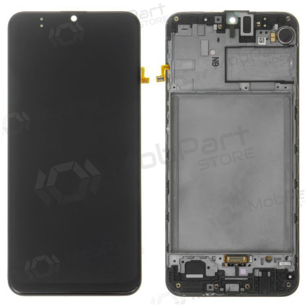 Samsung Galaxy M30s, M21 2020 skjerm (svart) (med ramme) (original) Samsung Galaxy M30s, M21 2020 skjerm (svart) (med ramme) (original)