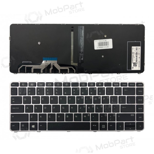 HP: EliteBook Folio 1040 G3, 844423-001 tastatur with lighting