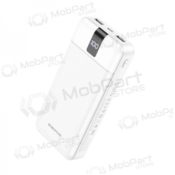 Powerbank Power Bank Borofone BJ20A 5 Output 3 Input 20000mAh hvitt Powerbank Power Bank Borofone BJ20A 5 Output 3 Input 20000mAh hvitt