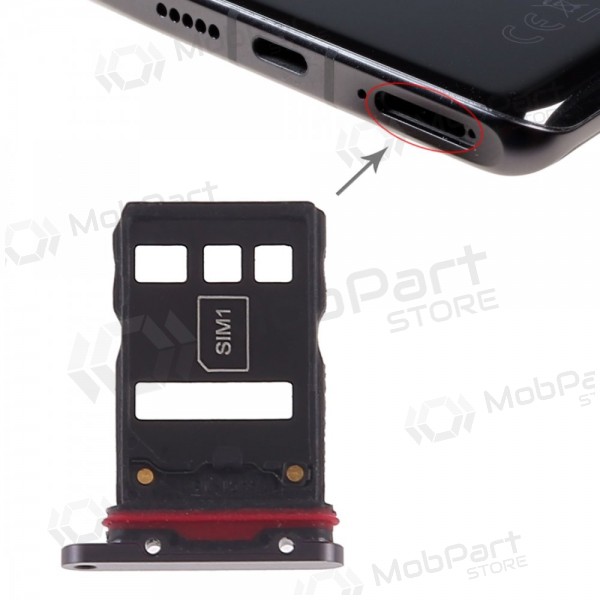 Huawei P30 Pro SIM kortholder (svart)