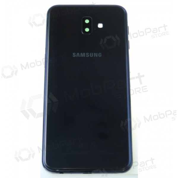 Samsung J610 Galaxy J6+ 2018 bakside (svart) (brukt grade C, original)