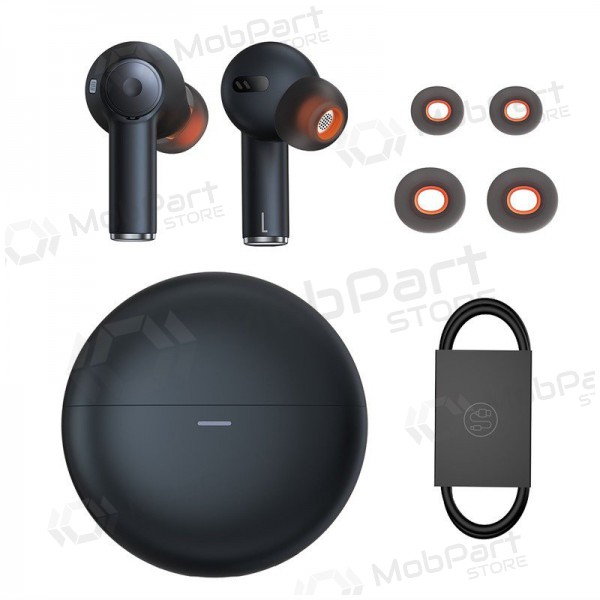 Trådløs hodetelefoner / headset Baseus Bowie EX NGTW170001 (svart) Trådløs hodetelefoner / headset Baseus Bowie EX NGTW170001 (svart)