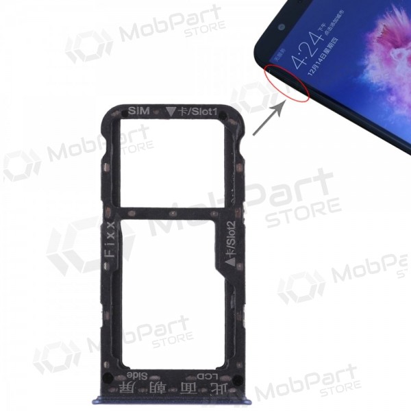 Huawei P Smart SIM kortholder (blå) (original)