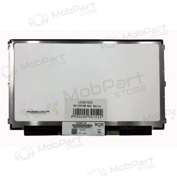 Matrica 12.5" 1920x1080 FHD, LED, IPS, SLIM, matinė, 30pin (dešinėje), A+