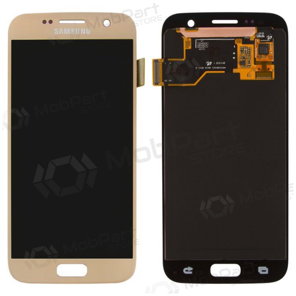 Samsung G930F Galaxy S7 skjerm (gyllen) (service pack) (original) Samsung G930F Galaxy S7 skjerm (gyllen) (service pack) (original)