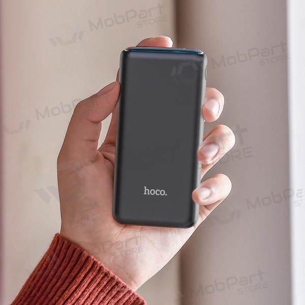 Powerbank Power Bank Hoco Q1 Type-C PD 20W+Quick Charge 3.0 (3A) 10000mAh svart Powerbank Power Bank Hoco Q1 Type-C PD 20W+Quick Charge 3.0 (3A) 10000mAh svart