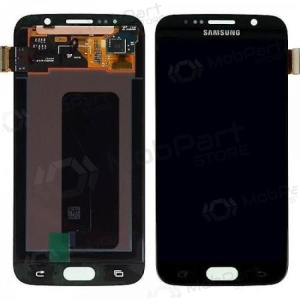 Samsung G920F Galaxy S6 skjerm (svart) (service pack) (original) Samsung G920F Galaxy S6 skjerm (svart) (service pack) (original)