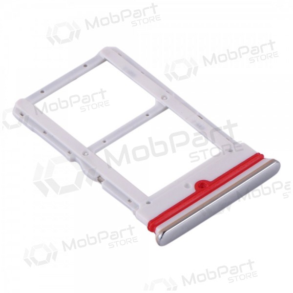 Xiaomi Mi 10 Lite SIM kortholder hvit (Dream White)
