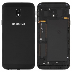 Samsung J330 Galaxy J3 2017 bakside (svart) (brukt grade A, original)