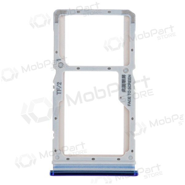 Xiaomi Redmi Note 8 Pro SIM kortholder blå (Dark Blue)