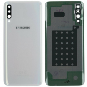 Samsung A705 Galaxy A70 2019 bakside (hvit) (brukt grade B, original)