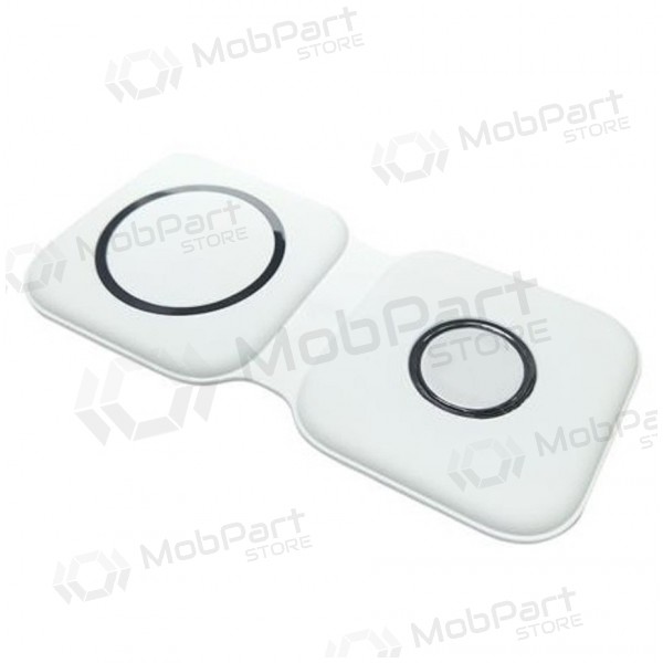 Lader trådløs 2in1 Smart Phone, Watch (hvit)