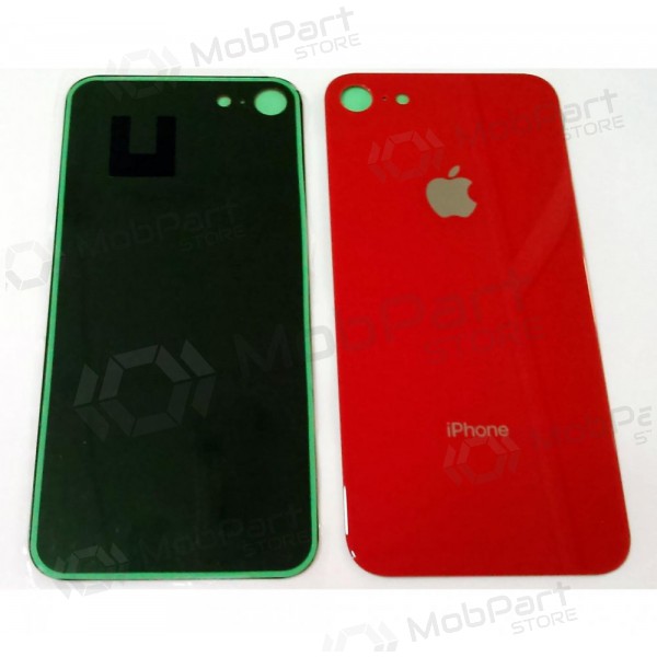 Apple iPhone 8 bakside (rød) (bigger hole for camera)
