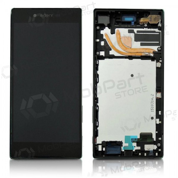 Sony E6853 Xperia Z5 Premium skjerm (svart) (med ramme) (brukt grade B, original) Sony E6853 Xperia Z5 Premium skjerm (svart) (med ramme) (brukt grade B, original)