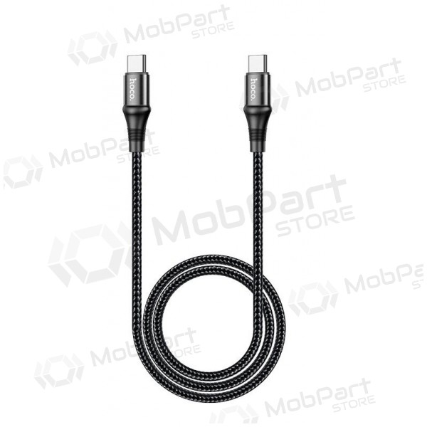 USB kabel Hoco X50 Exquisito Type-C - Type-C 100W 1.0m (svart)