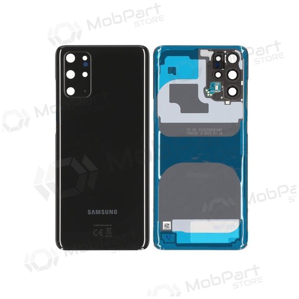 Samsung G985 / G986 Galaxy S20 Plus bakside svart (Cosmic Black) (brukt grade C, original)