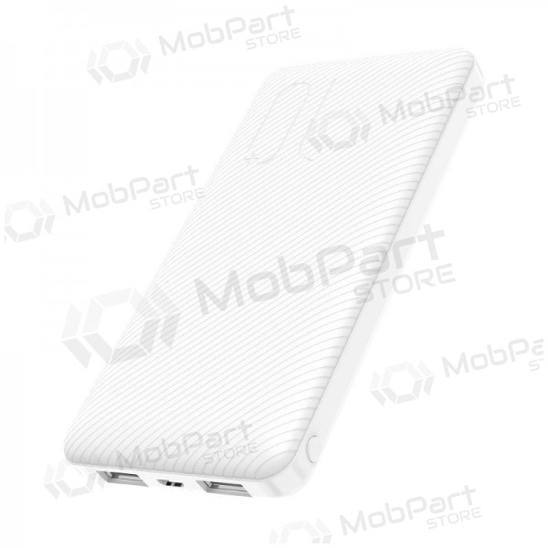 Powerbank Power Bank Borofone BT28 Ultra Slim 10000mAh hvitt Powerbank Power Bank Borofone BT28 Ultra Slim 10000mAh hvitt