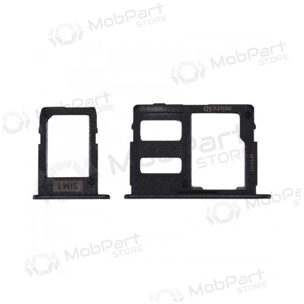 Samsung J330 Galaxy J3 2017 / J530 Galaxy J5 2017 / J730 Galaxy J7 2017 (2stk) SIM kortholder (svart) (original) Samsung J330 Galaxy J3 2017 / J530 Galaxy J5 2017 / J730 Galaxy J7 2017 (2stk) SIM kortholder (svart) (original)