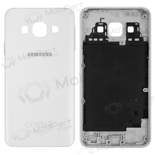 Samsung A300F Galaxy A3 bakside hvit (Pearl White) (brukt grade A, original)
