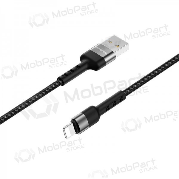 USB kabel Borofone BX34 Lightning 1.0m (svart)