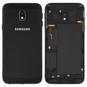 Samsung J330 Galaxy J3 2017 bakside (svart) (brukt grade B, original)