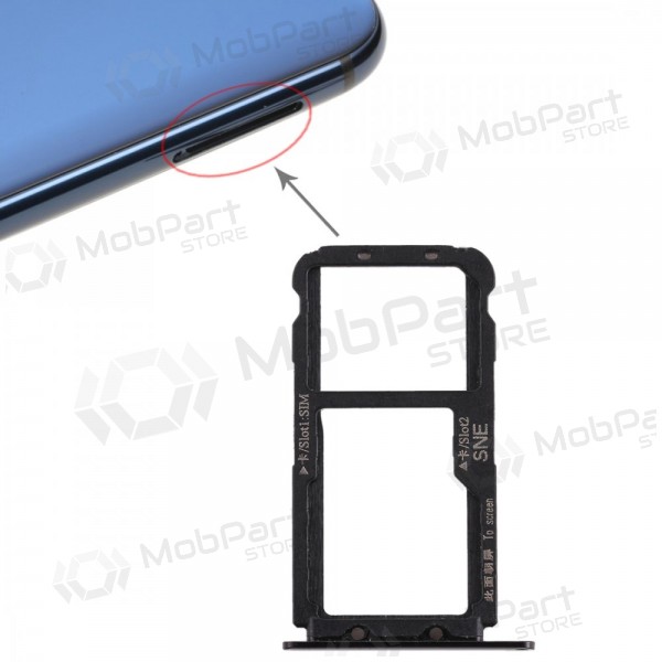 Huawei Mate 20 Lite SIM kortholder (svart)