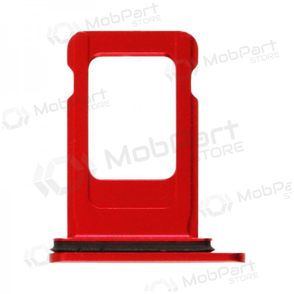 Apple iPhone 11 (Dual) SIM kortholder (rød)