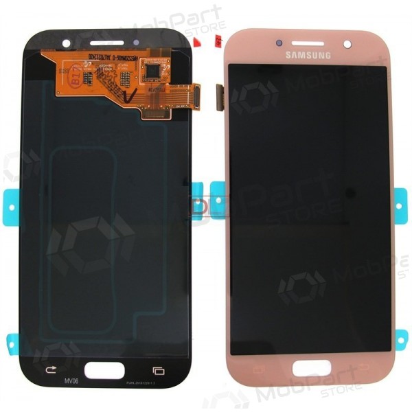 Samsung A520F Galaxy A5 (2017) skjerm (rosa) (service pack) (original) Samsung A520F Galaxy A5 (2017) skjerm (rosa) (service pack) (original)