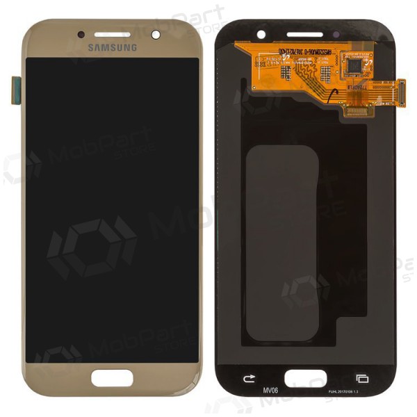 Samsung A520F Galaxy A5 (2017) skjerm (gyllen) (service pack) (original)