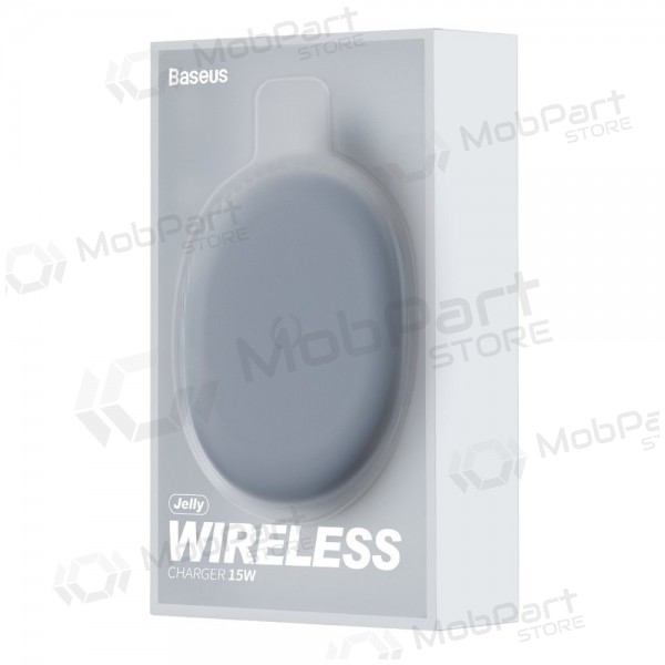 Lader trådløs Baseus Jelly (15W) WXGD-01 (svart)