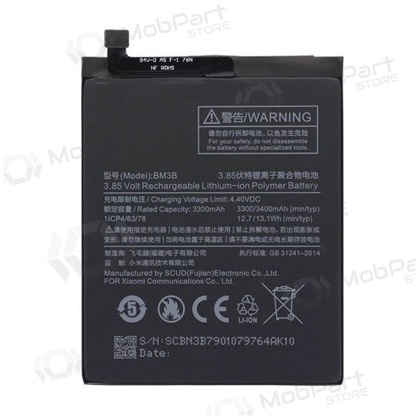 Xiaomi Redmi Mix 2 / Mix 2S batteri / akkumulator (BM3B) (3400mAh) Xiaomi Redmi Mix 2 / Mix 2S batteri / akkumulator (BM3B) (3400mAh)