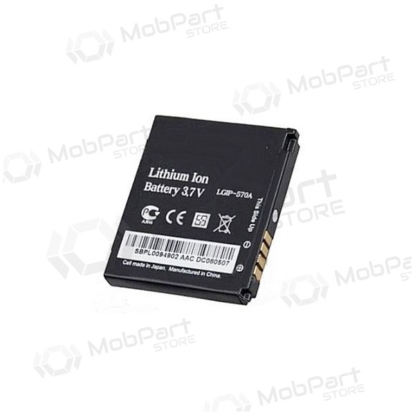 LG IP-570A (KP500,KF700, KC550) batteri / akkumulator (750mAh) LG IP-570A (KP500,KF700, KC550) batteri / akkumulator (750mAh)