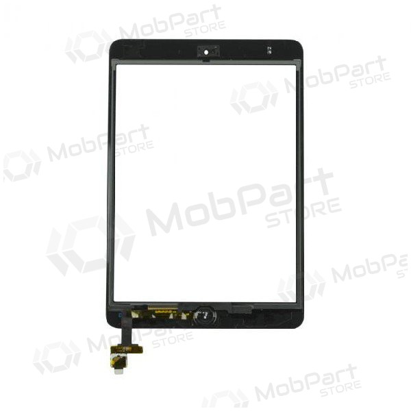 Apple iPad mini / iPad mini 2 berøringssensitivt glass (su Home mygtuku og laikikliais, og IC) (svart)