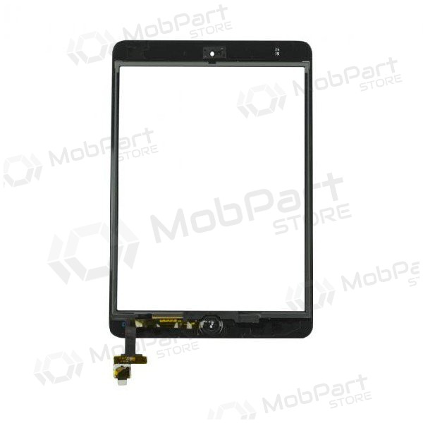 Apple iPad mini / iPad mini 2 berøringssensitivt glass (su Home mygtuku og laikikliais, og IC) (svart) Apple iPad mini / iPad mini 2 berøringssensitivt glass (su Home mygtuku og laikikliais, og IC) (svart)