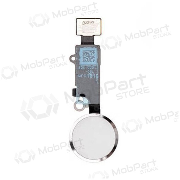 Apple iPhone 7 / 7 Plus / 8 / 8 Plus HOME knapp flex kabel-kontakt JC 6th Generation (sølvgrått)